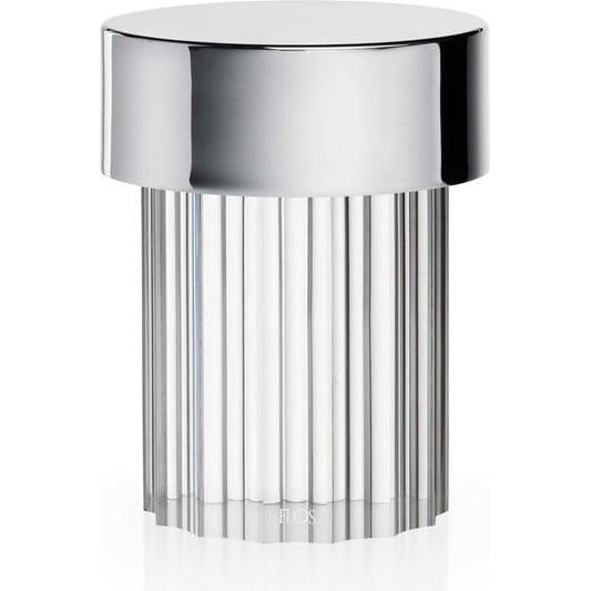 Photo of Last Order Fluted Portable Table Lamp Polished