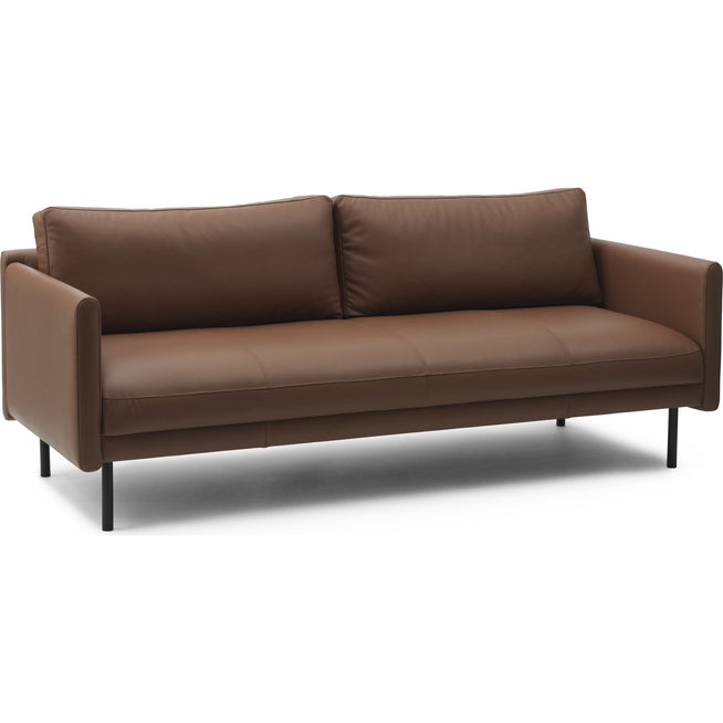 Photo of Rar Sofa 3 Seater - 3 Personers Sofa - Omaha Leather Cognac - W204 X D87 X H81 Cm