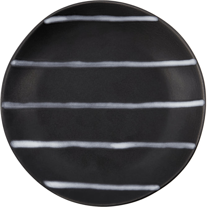Photo of Line plates black/brown set of 6 pcs