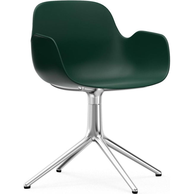Photo of Form Armchair Swivel 4l Alu - Spisebordsstol - Aluminium / 1