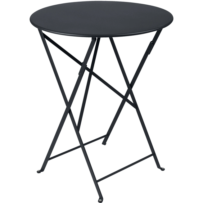 Photo of Bistro Table Ø 60 cm - Anthracite - Small Tables & Side Tables Outdoor - Grey - Metal