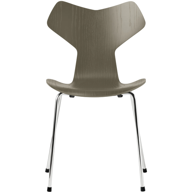 Photo of 3130 Grand Prix Chair | Ash Veneer | Chromed Steel Base