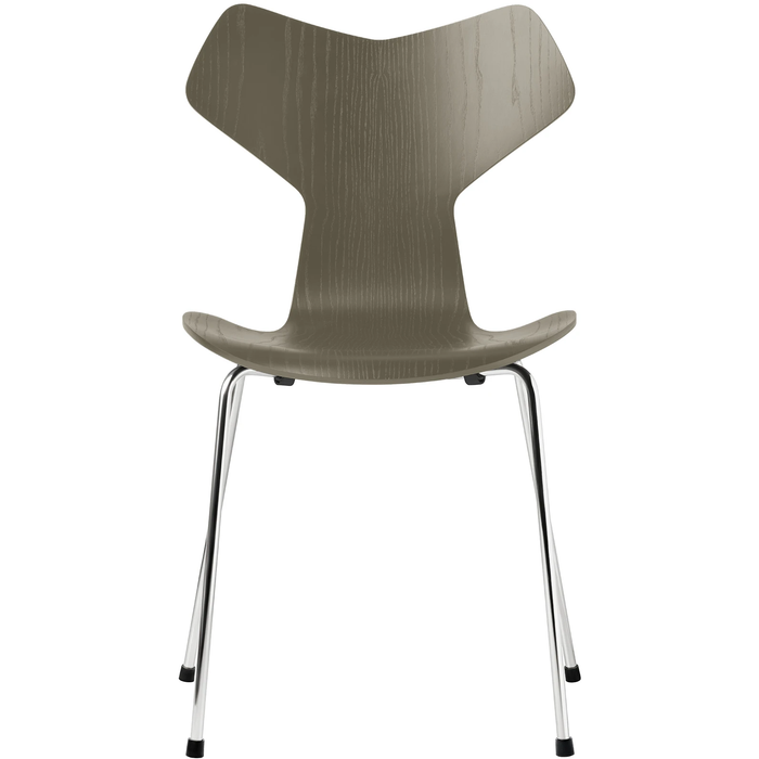 Photo of 3130 Grand Prix Chair | Ash Veneer | Chromed Steel Base