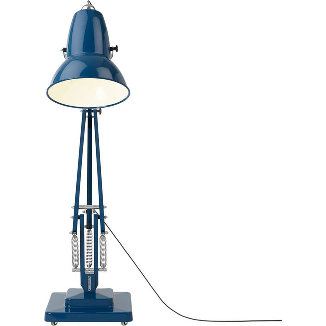 Photo of Original 1227 Giant Floor Lamp Marine Blue (glossy) - Shade lamps - George Carwardine - Blue