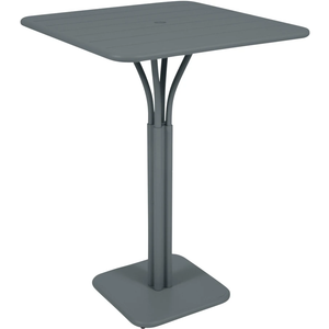 Photo of Luxembourg High Table Storm Grey 26 - Outdoor Dining Table - Frédéric Sofia - Grey - Metal