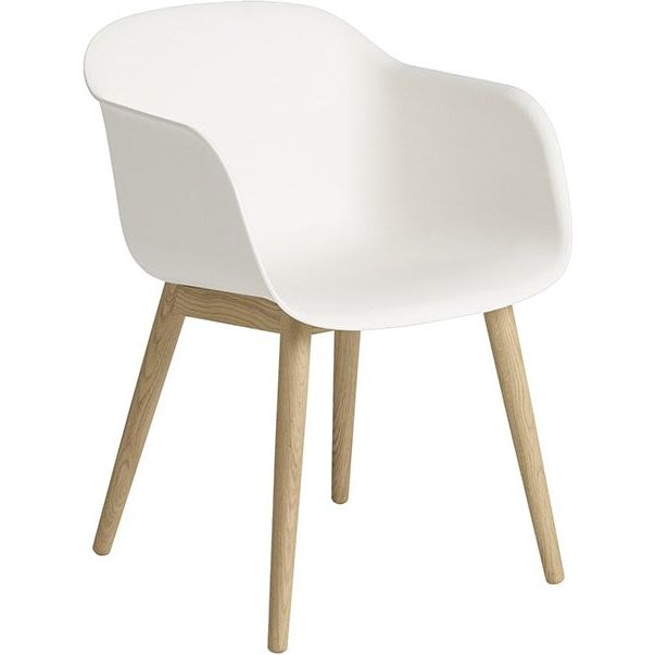 Photo of Fiber Armchair Recycled, Wood Base