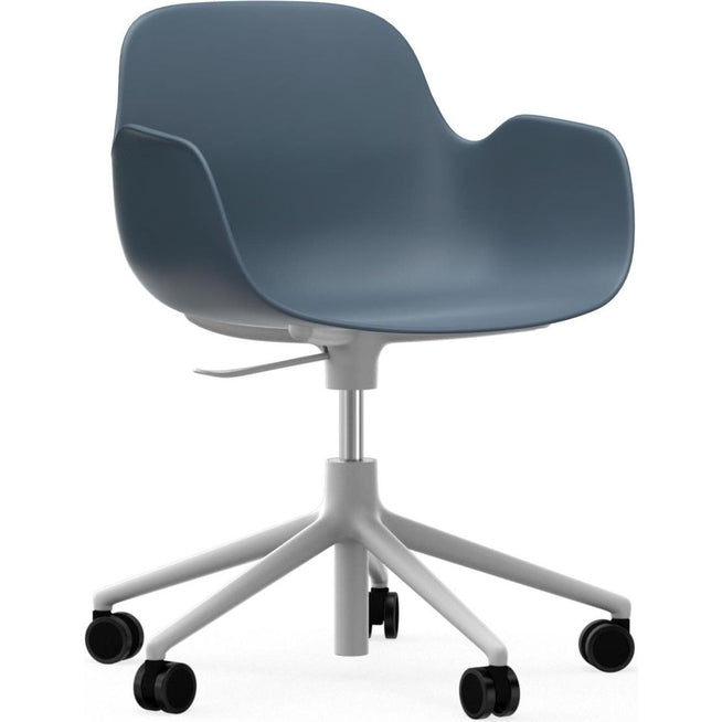 Photo of Form Armchair Swivel 5w Gas Lift Alu - Kontorstol - Aluminium / 2