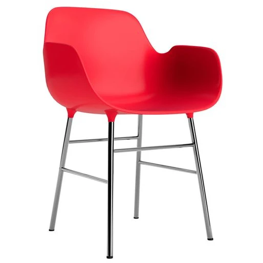 Photo of Form Armchair Steel - Spisebordsstol - Chrome /