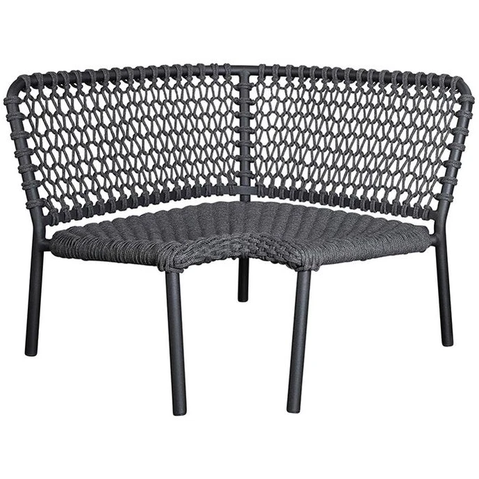 Photo of Ocean Modul Sofa without cushions - Garden sofa - Corner Module - Soft Rope - W74 x D74 x H73 cm