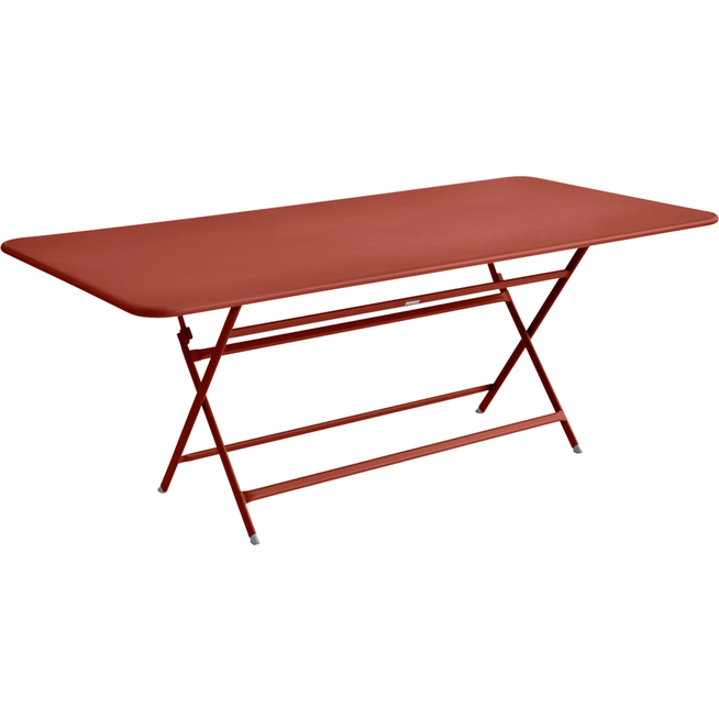 Photo of Caractère Table 190x90 Cm Red Ochre 20 - Matbord Utomhus - Studio Fermob - Röd - Metall