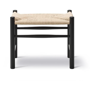 Photo of J16 Stool Natural-Black Lacquered Oak