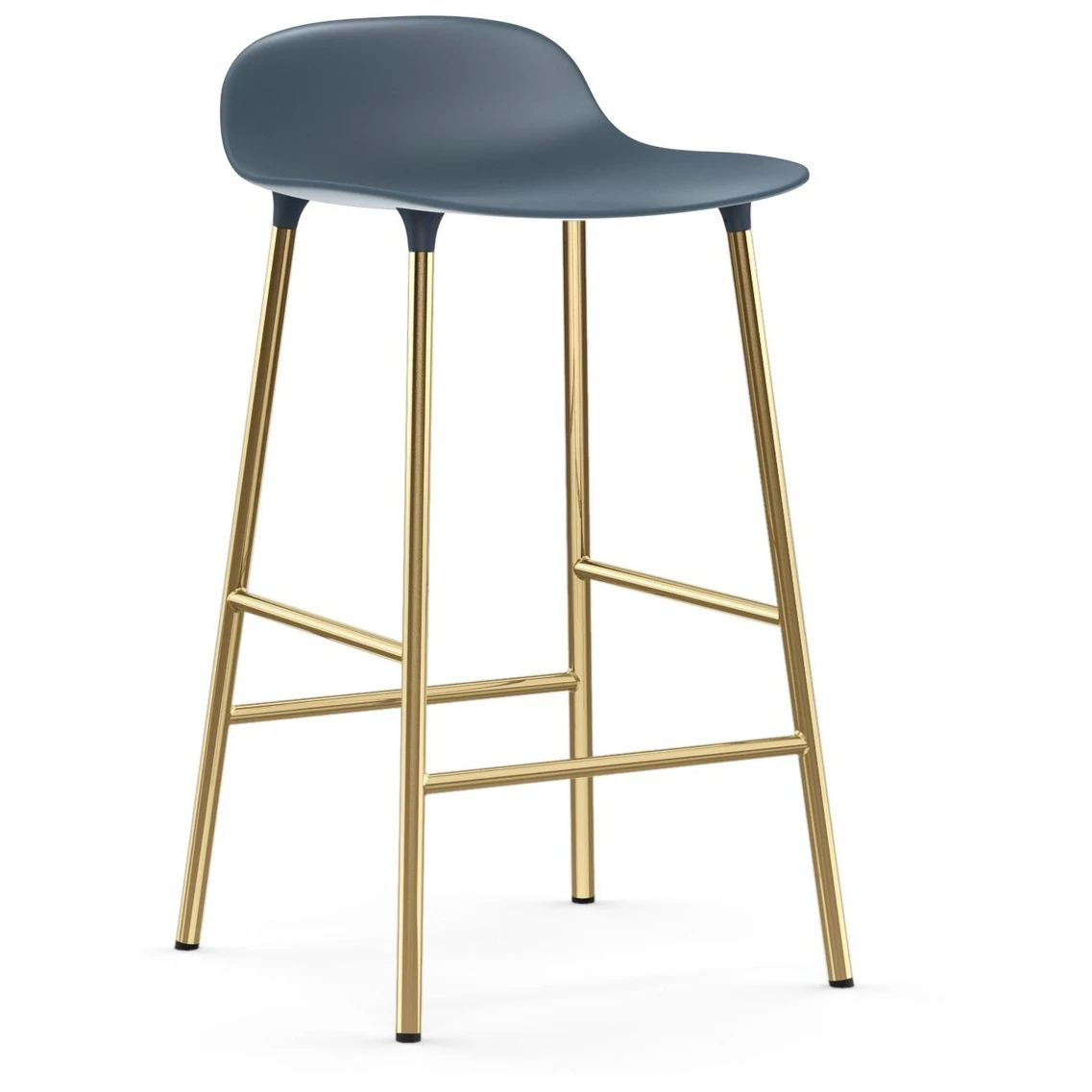 Form Barstool Bronze Legs 75 Cm