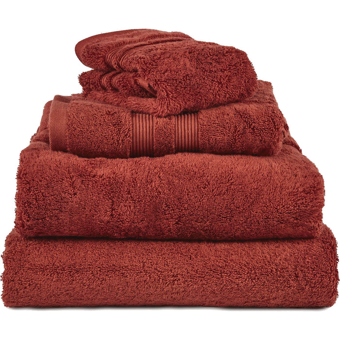 Fontana Towel Eco, Rust, 30x50 - Towels & Bath Towels - Red