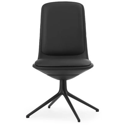 Photo of Off Chair Low - Kontorstol - Ultra Leather / Black Aluminium - H100,8 X W70,5 X D70,5 X Sh47 Cm / 13,8 Kg