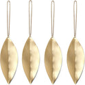 Brass Ornament - Set Of 4 - Juletræspynt
