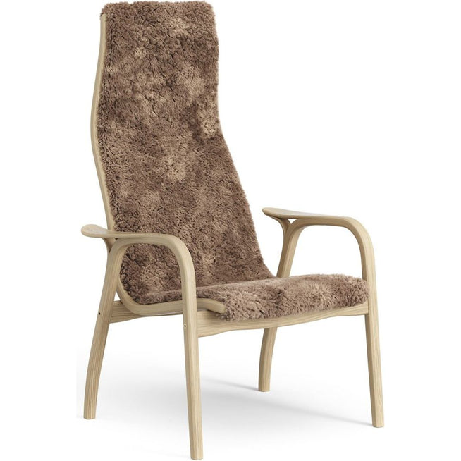 Photo of Lamini Children's Arm Chair Laquered Oak/sheep Skin