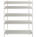 Thumbnail photo of Compile Shelving System/configuration 3, Grey - Hyllsystem - Cecilie Manz - Grå - Metall