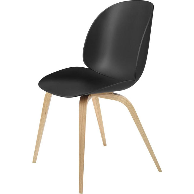 Photo of Beetle Dining Chair Un-Upholstered, Wood Base
