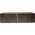Thumbnail photo of Plinth Low Brown Grey Marble - Soffbord - Norm Architects - Brun - Trä/sten