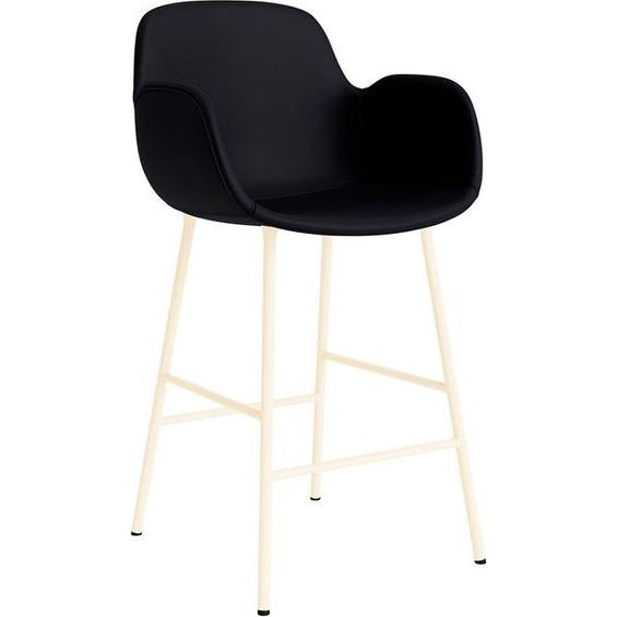 Photo of Form Bar Armchair 65 Cm Full Upholstery Cream Steel