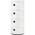 Thumbnail photo of Modular 4985, White, 4 Compartments - Hurtsar - Anna Castelli Ferrieri - Vit - Plast