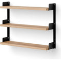 Thumbnail photo of Tea Shelf - Oak / Black - H46 X W62.5 X D15.5 Cm