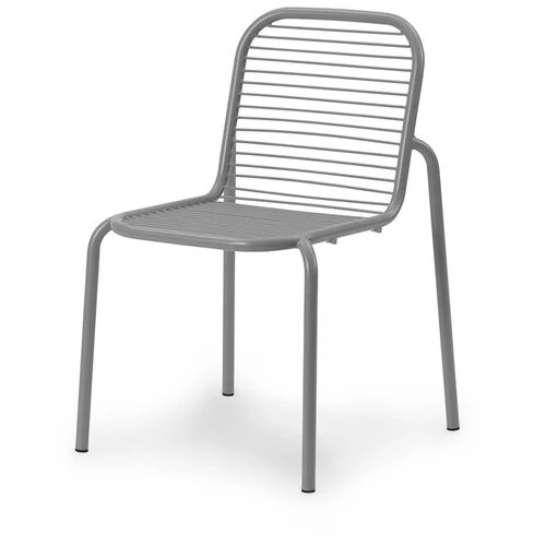 Photo of Vig Chair - Havestol - Grey - W57 X D55 X H83 X Sh46 Cm