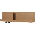 Thumbnail photo of Folded Shelves Medium - Burnt Orange - Vägghyllor - Johan Van Hengel - Svart - Metall