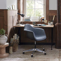 Eames Plastic Armchair Pacc - 48 Forest - Castors Soft - Skrivbordsstolar - Charles & Ray Eames - Grön