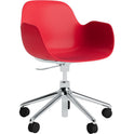 Form Armchair Swivel 5w Gas Lift Alu - Kontorstol - Aluminium / 3