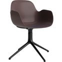 Form Armchair Swivel 4l Alu - Spisebordsstol - Black Aluminium / 3