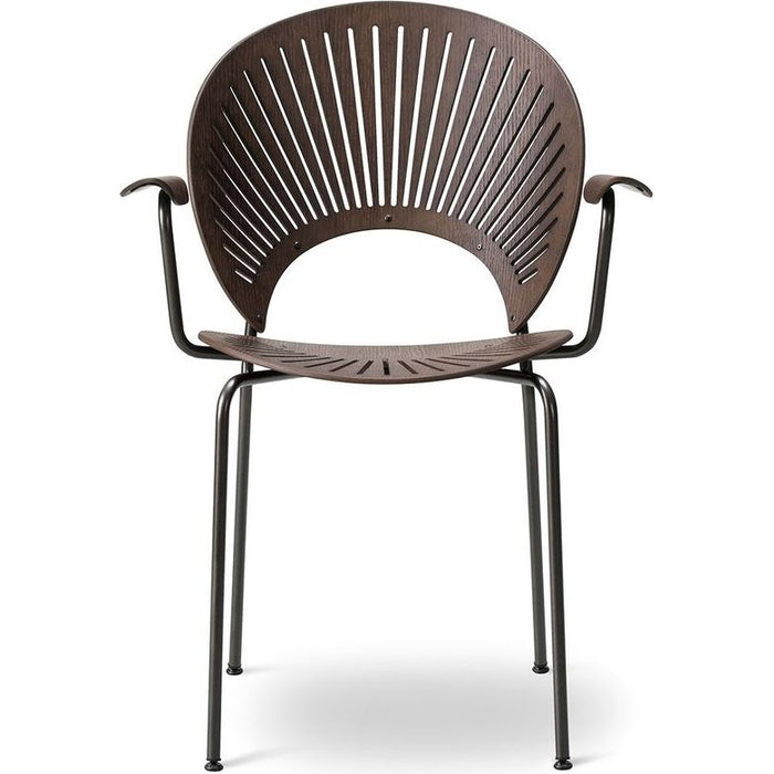 Photo of Trinidad Armchair 3399 By Nanna Ditzel - Spisebordsstol - Smoke Stained Oak / Black - W61 X D57 X H85 X Sh45,5 Cm