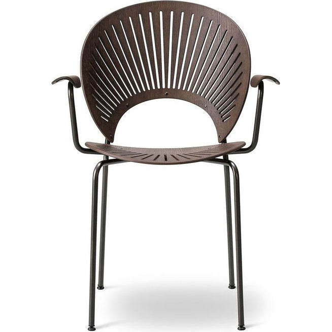 Photo of Trinidad Armchair 3399 By Nanna Ditzel - Spisebordsstol - Smoke Stained Oak / Black - W61 X D57 X H85 X Sh45,5 Cm