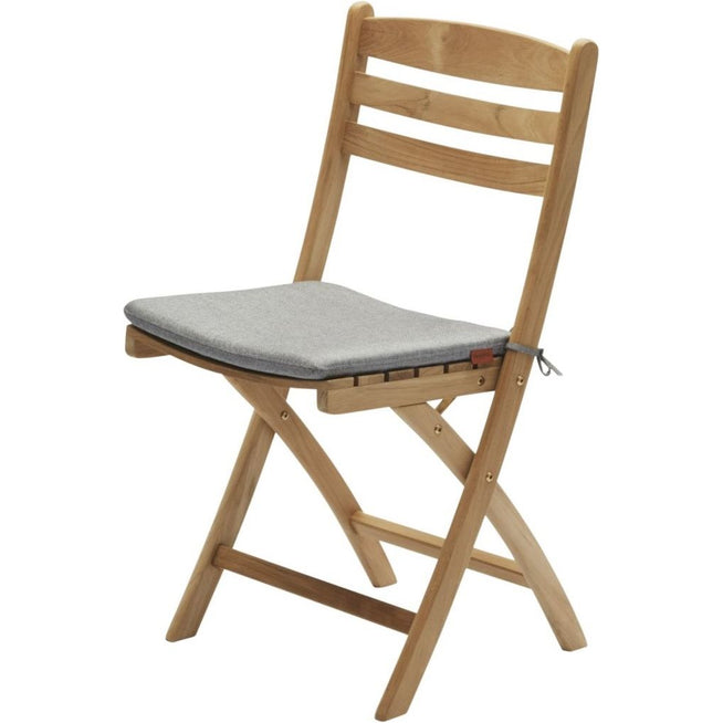 Photo of Selandia Chair Cushion, Quickdry Outdoor Foam, Outdoor Textile / Ash - Dynor & Kuddar - Skagerak Design Team - Grå