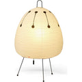 Thumbnail photo of Akari 1ad - Table lamps - Isamu Noguchi - Wood-coloured, white