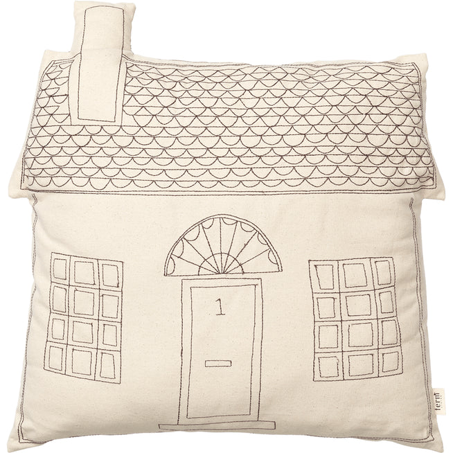 Photo of Abode Cushion - Pude - Abode Cushion - Cottage House - W45 X D10 X H45 Cm