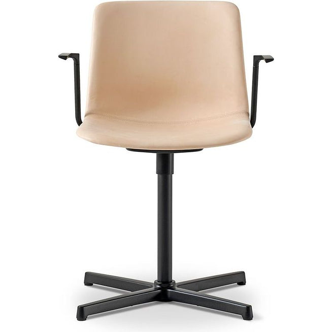 Photo of Pato Swivel Armchair 4012 By Welling/ludvik - Full Upholstery - Kontorstol - Vegeta 90 Natural - W63 X D50 X H79,5 X Sh46,5 Cm