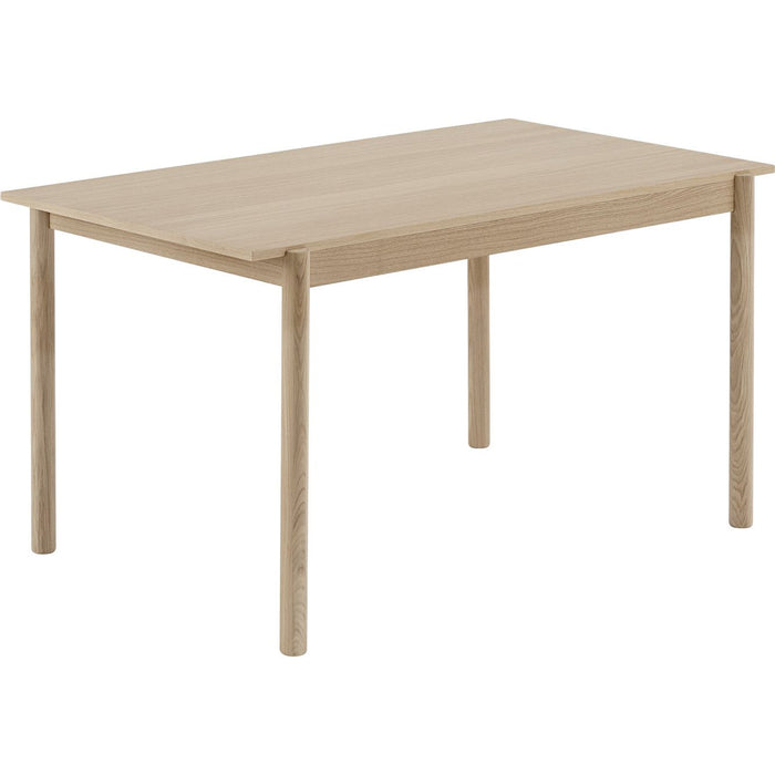 Photo of Linear Wood Table 140 cm, Oak - Dining Table - Thomas Bentzen - Wood Coloured - Wood