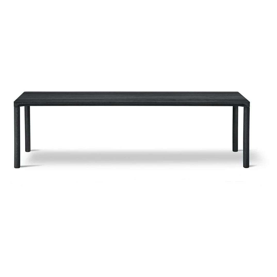 6715 Piloti Coffee Table 120x39x35 cm - Black lacquered oak