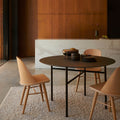 Thumbnail photo of Snaregade Dining Table Ø120, Oak Table Top Black/black - Matbord - Norm Architects
