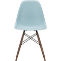 Eames Plastic Chair Dsw Ice Grey - Dark Maple - Matstolar - Charles & Ray Eames - Grå - Metall/trä/plast