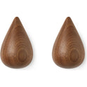Dropit Knob 2-pack Walnut