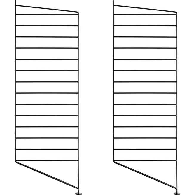 Photo of String Headboard 85, Black, 2-pack - Shelving - Nils Strinning - Black - Metal