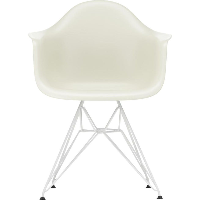 Photo of Eames Plastic Armchair Dar - 11 Pebble - White Base - Matstolar - Charles & Ray Eames - Vit - Metall/plast