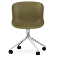 Thumbnail photo of Hyg Chair Swivel 4w - Kontorstol - Olive - Aluminium - H: 84 X L: 54 X D: 53,5 X Sh: 46 Cm