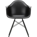 Eames Plastic Armchair Daw - 12 Deep Black - Black Maple - Matstolar - Charles & Ray Eames - Svart - Metall/trä/plast