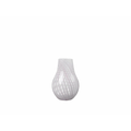 Thumbnail photo of Ada Vase with cross-striped lavender grey