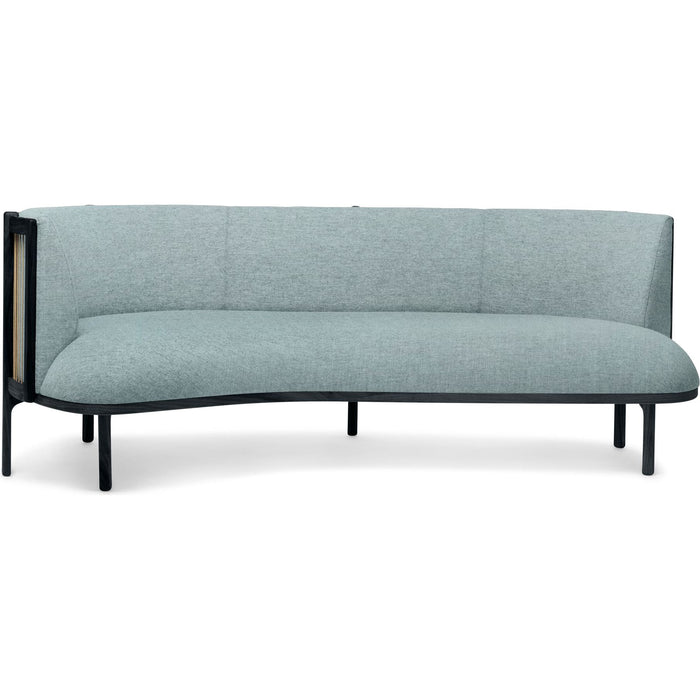 Photo of Carl Hansen - Rf1903 Sideways Sofa Left Black lacquered Oak/remix 823 - Sofas - Rikke Frost - Blue
