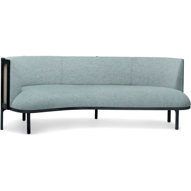 Photo of Carl Hansen - Rf1903 Sideways Sofa Left Black lacquered Oak/remix 823 - Sofas - Rikke Frost - Blue