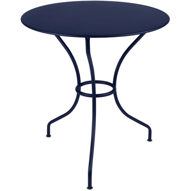 Photo of Opera+ Table 67 cm Deep Blue 92 - Outdoor Dining Table - Blue - Metal